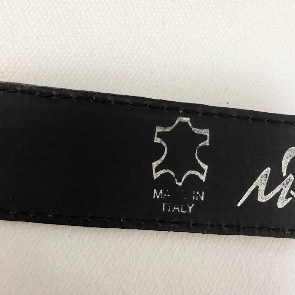 Marina Black Leather Belt - Picture 4 of 5